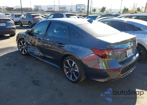 2025 Honda Civic Hybrid Sport/Sport Touring z USA, uszkodzony, nr VIN 2HGFE4F87SH300716